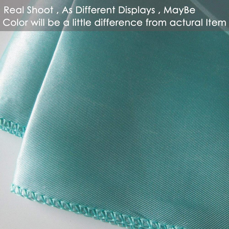 Veleprodaja 10 KOM Aqua satenskih stolica s mašnama i trakama za svadbene prijeme i banketne dekoracije 6,7"X 108" (17X275CM) SCSB173084