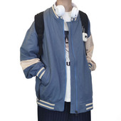 Jachetă casual pentru bărbați cu fermoar