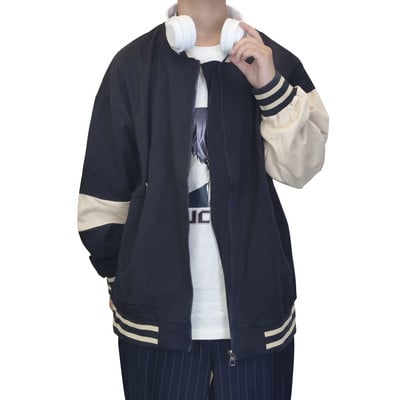 Jachetă casual pentru bărbați cu fermoar