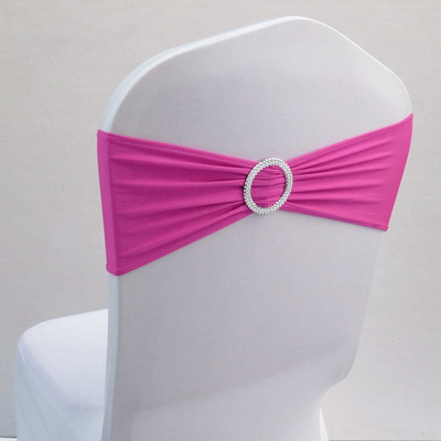 Didmeninė prekyba 10 vnt./stal. Spandex Lycra vestuvinės kėdės apdangalas juostos Vestuvių vakarėlio gimtadienio kėdės dekoravimas