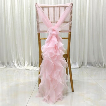 140x110cm органза стол панделка за капак банкет сватбено тържество събитие коледна украса прозрачна органза плат доставка