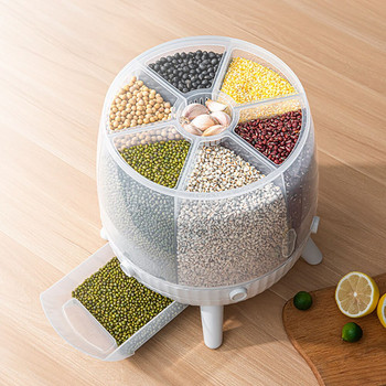 Кухненски контейнер Кофа за ориз Устойчив на насекоми Устойчив на влага зърно Запечатан калъф Контейнер за зърнени храни Дозатор