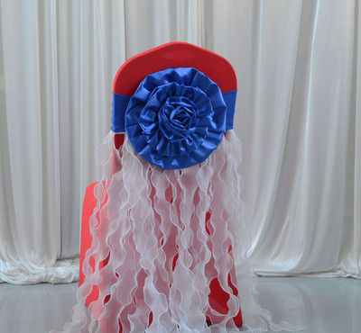 Husa Scaun Scaun Spatar Floare Arc Scaun Curea Streamer Scaun Decor Nunta Hotel Nunta