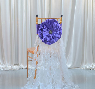 Husa Scaun Scaun Spatar Floare Arc Scaun Curea Streamer Scaun Decor Nunta Hotel Nunta