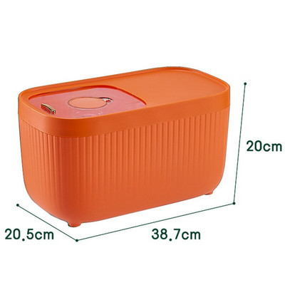 Namų laikymo virtuvės konteineris 20 kg kibiras Nano vabzdžiams atsparus drėgmei atsparus ryžių dėžutė grūdams sandariai uždarytas stiklainis naminių šunų maisto parduotuvės dėžutė