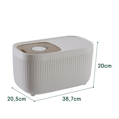 Namų laikymo virtuvės konteineris 20 kg kibiras Nano vabzdžiams atsparus drėgmei atsparus ryžių dėžutė grūdams sandariai uždarytas stiklainis naminių šunų maisto parduotuvės dėžutė