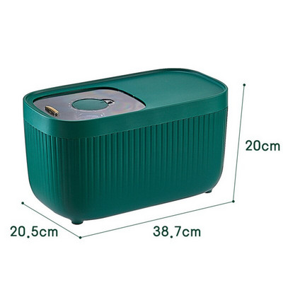 Namų laikymo virtuvės konteineris 20 kg kibiras Nano vabzdžiams atsparus drėgmei atsparus ryžių dėžutė grūdams sandariai uždarytas stiklainis naminių šunų maisto parduotuvės dėžutė