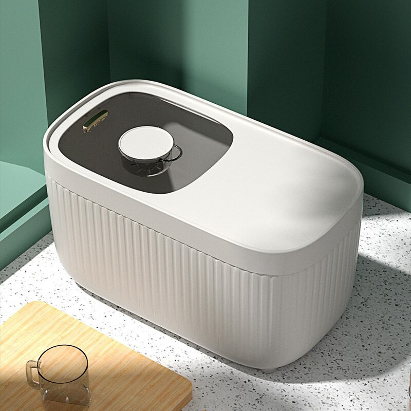 Namų laikymo virtuvės konteineris 20 kg kibiras Nano vabzdžiams atsparus drėgmei atsparus ryžių dėžutė grūdams sandariai uždarytas stiklainis naminių šunų maisto parduotuvės dėžutė