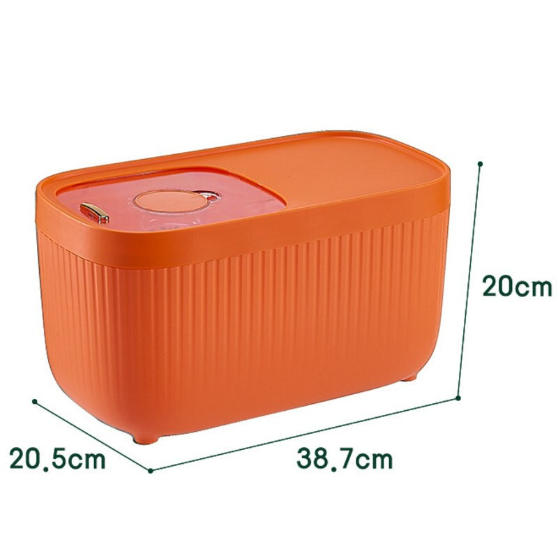 Namų laikymo virtuvės konteineris 20 kg kibiras Nano vabzdžiams atsparus drėgmei atsparus ryžių dėžutė grūdams sandariai uždarytas stiklainis naminių šunų maisto parduotuvės dėžutė