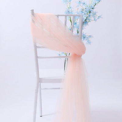 SH120B Pagal užsakymą pagaminta 10 vnt./stal. balta rožinė karališka mėlyna violetinė tamsiai žalia bordo dramblio kaulo elegantiška puošni vestuvių tiulio kėdės varčia