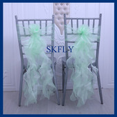 CH098M SKFLY frumoase 10 buc/lot, elegante, fantezie, salcie creț, verde mentă, canapea de scaun verde deschis