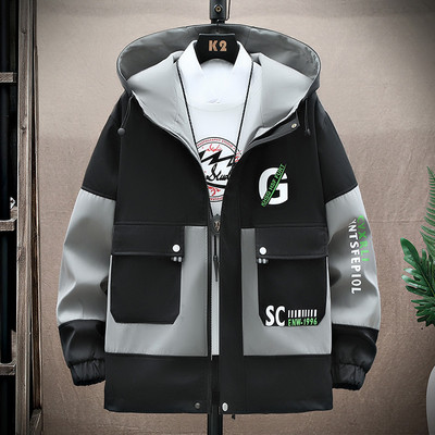 Geaca barbati cu gluga la moda mai multe modele