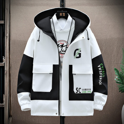 Geaca barbati cu gluga la moda mai multe modele