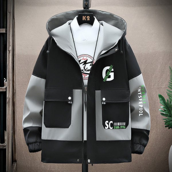 Geaca barbati cu gluga la moda mai multe modele