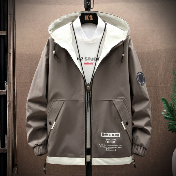 Jacheta pentru barbati cu gluga si buzunar