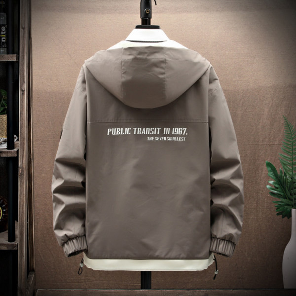 Jacheta pentru barbati cu gluga si buzunar