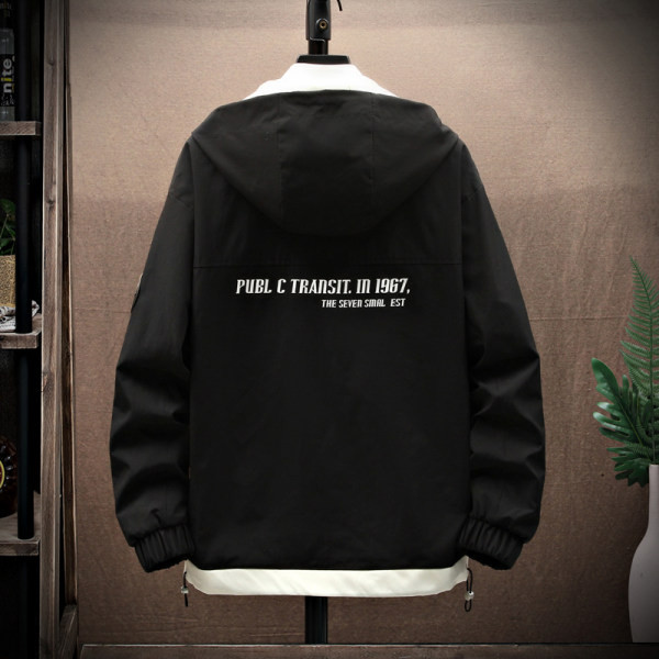 Jacheta pentru barbati cu gluga si buzunar