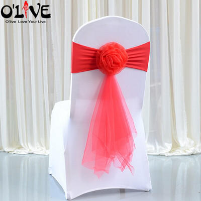 Cvjetovi od organze Vjenčane stolice Čvorovi Mašne Likra Pojas za stolice Vezivanje Ukrasi za vjenčane stolice Pojas Navlaka za bankete Mjesto održavanja Hotel
