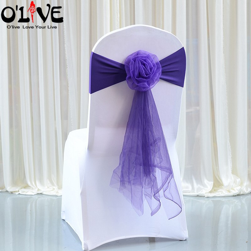 Cvjetovi od organze Vjenčane stolice Čvorovi Mašne Likra Pojas za stolice Vezivanje Ukrasi za vjenčane stolice Pojas Navlaka za bankete Mjesto održavanja Hotel