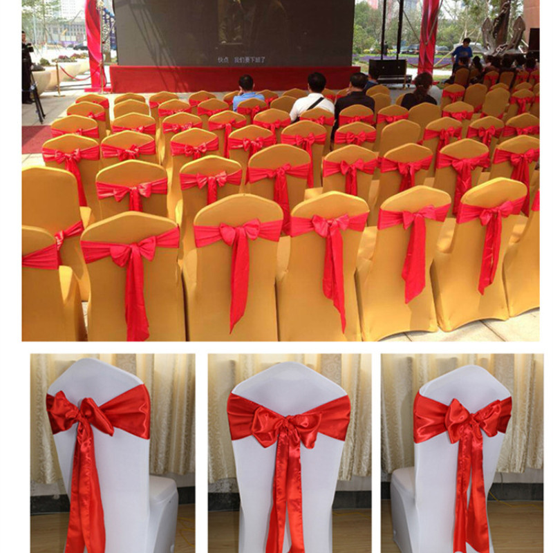 Navlaka za stolac Vrpca Umjetno cvijeće Dekoracija Cvjetna vrpca Mašna Zavoj Dom Božićna dekoracija vjenčanja Novogodišnja dekoracija