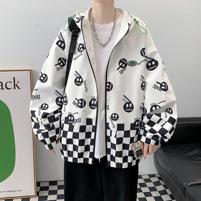 Ležerna muška jakna preljeva boja