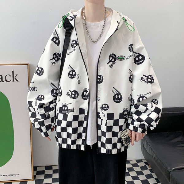 Ležerna muška jakna preljeva boja