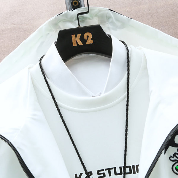 Muška proljetno-jesenska jakna s kapuljačom i patentnim zatvaračem