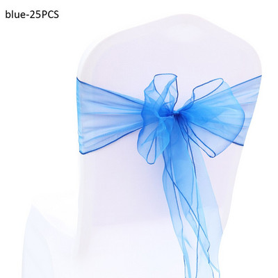 25 kom/Part Vrpce Pojasevi za stolice Dekoracija za svadbe Za bankete Navlake za stolice Kravata Mašna Pojas Dekoracija Potrepštine za zabave 18 cm * 275 cm