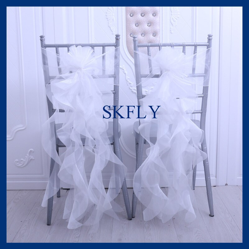 SH098A, multe culori, decoratiuni de nunta, elegant, personalizat, albastru baby, organza cret, salcie, canapea pentru scaun cu ac