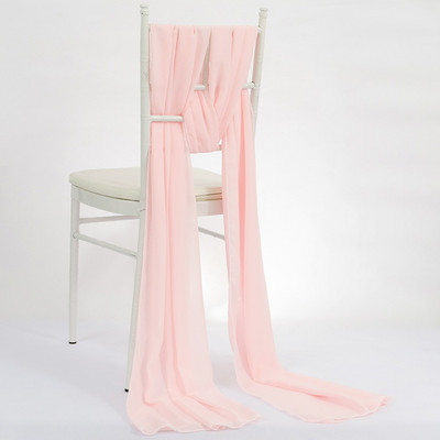 48cm*300cm Esküvői Rendezvények Dekoráció Chiffon Székszárnyak Bulihoz Karácsonyi hotel székdekorációs kellékek