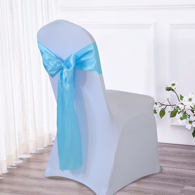 20 boja, 10 komada pojaseva za stolice, satenska vrpca, dekoracija stolica za vjenčanje, čvorovi za bankete, hotelske događaje, ukras za naslon stolice 14x270 cm