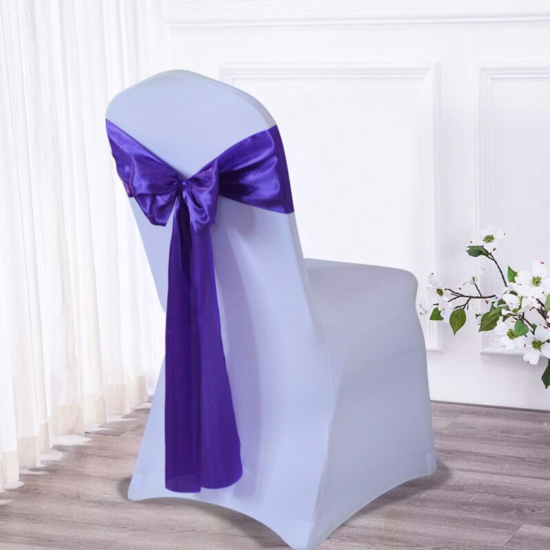 20 boja, 10 komada pojaseva za stolice, satenska vrpca, dekoracija stolica za vjenčanje, čvorovi za bankete, hotelske događaje, ukras za naslon stolice 14x270 cm