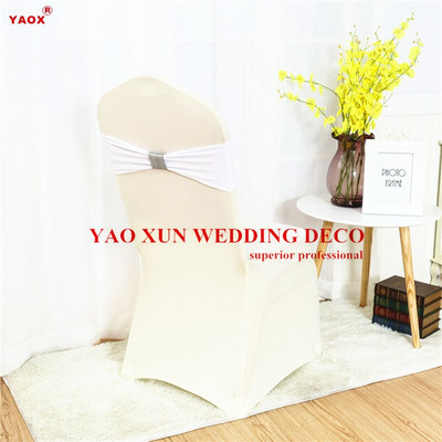 Hálócsat Lycra Band spandex szék pántos nyakkendő masni spandex székhuzat díszítéshez