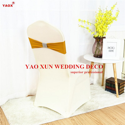 Hálócsat Lycra Band spandex szék pántos nyakkendő masni spandex székhuzat díszítéshez