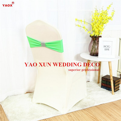 Hálócsat Lycra Band spandex szék pántos nyakkendő masni spandex székhuzat díszítéshez