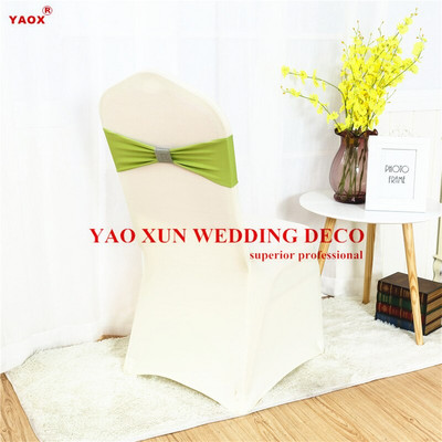 Hálócsat Lycra Band spandex szék pántos nyakkendő masni spandex székhuzat díszítéshez