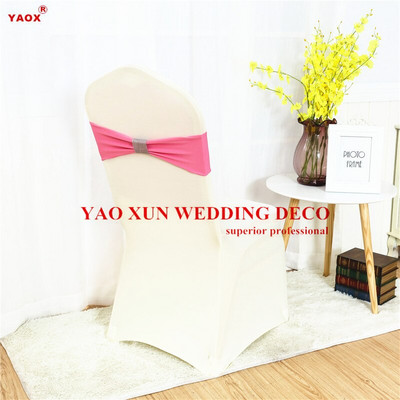 Hálócsat Lycra Band spandex szék pántos nyakkendő masni spandex székhuzat díszítéshez