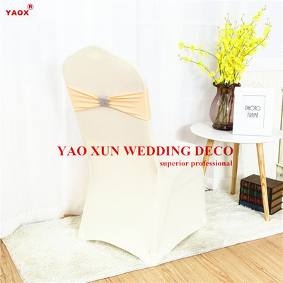 Hálócsat Lycra Band spandex szék pántos nyakkendő masni spandex székhuzat díszítéshez