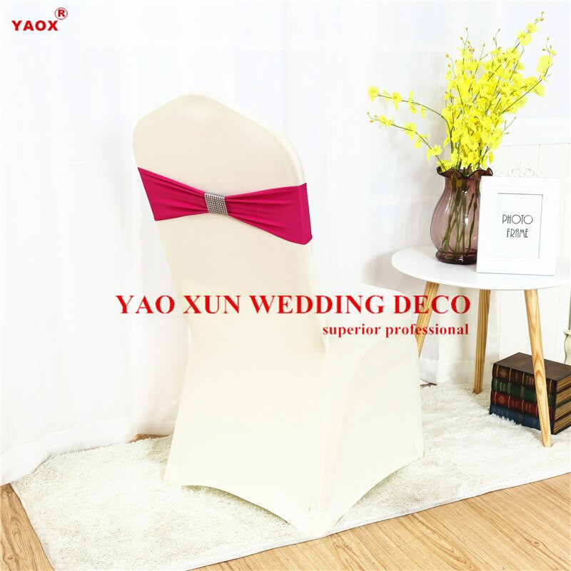 Hálócsat Lycra Band spandex szék pántos nyakkendő masni spandex székhuzat díszítéshez