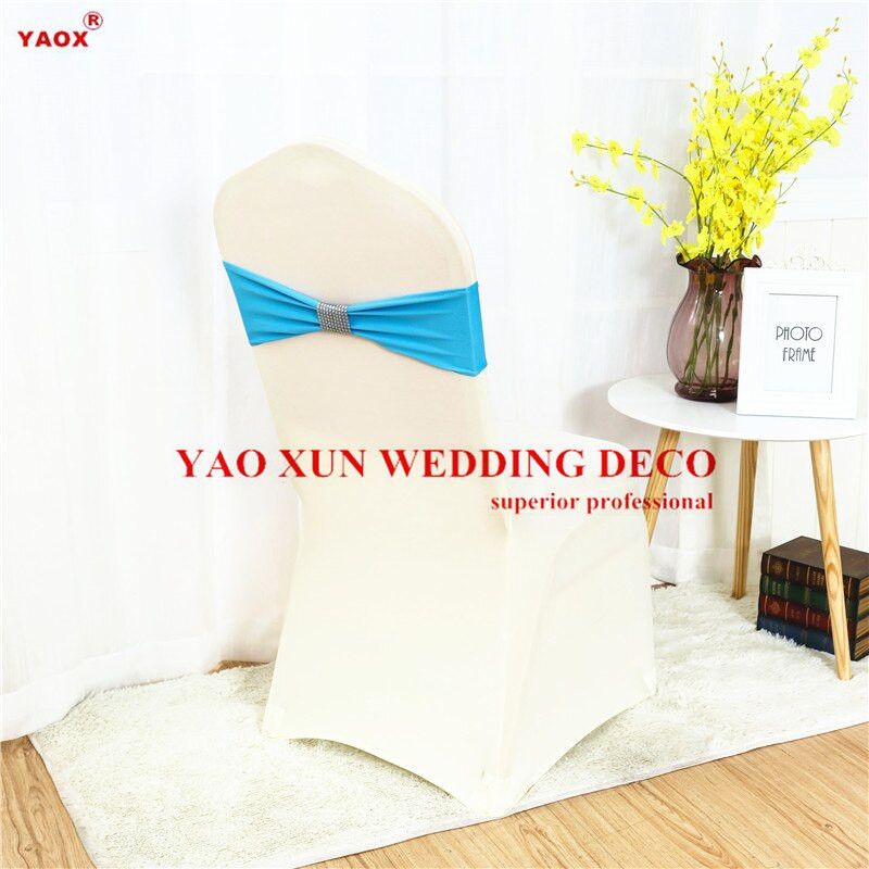 Hálócsat Lycra Band spandex szék pántos nyakkendő masni spandex székhuzat díszítéshez