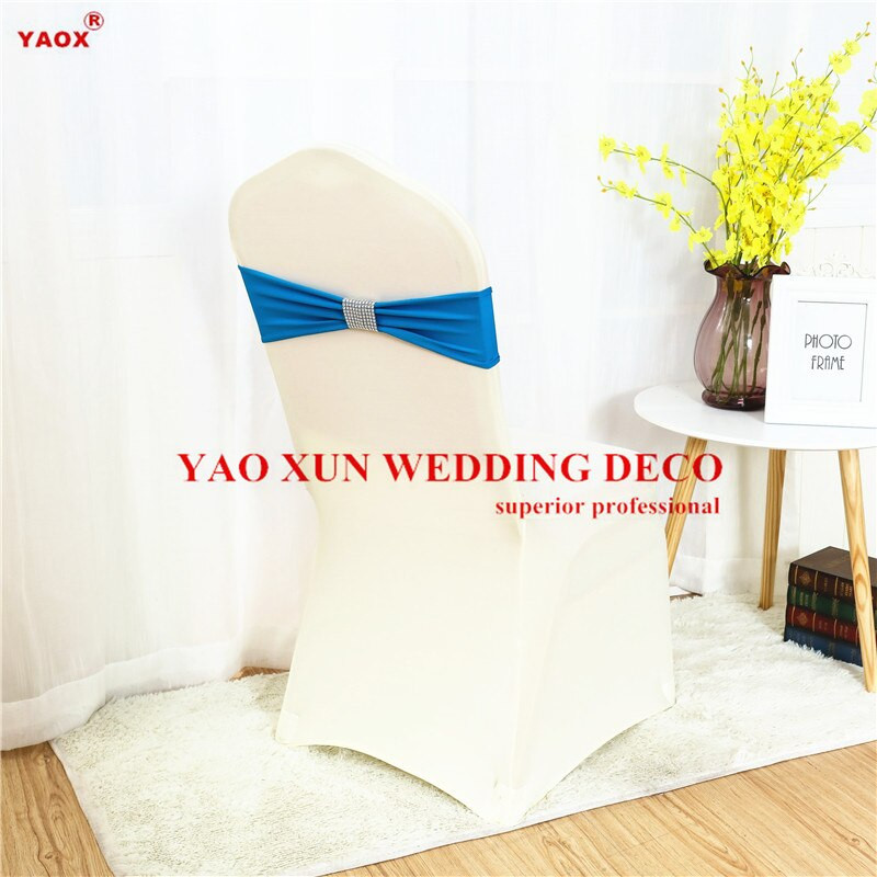 Hálócsat Lycra Band spandex szék pántos nyakkendő masni spandex székhuzat díszítéshez