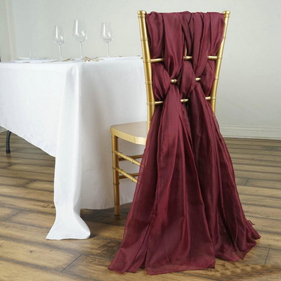 Elegantne otmjene trake za stolice od šifona za vjenčanja, događaje Dekoracije za zabave, svadbeni stolac za tuširanje djeteta Pojas za stolicu od tila Tutu suknja