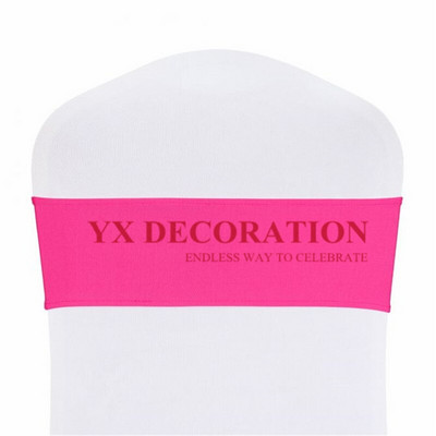 Dobre vyzerajúce predané Spandex Lycra stoličky Band Sheets pre banketové svadobné stoličky Dekorácia krytu stoličky