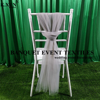 10 τμχ Καρέκλα Tutu Fabric Sash Tie Bow Out Door Chiavari Καρέκλα Γαμήλια εκδήλωση Διακόσμηση δεξιώσεων