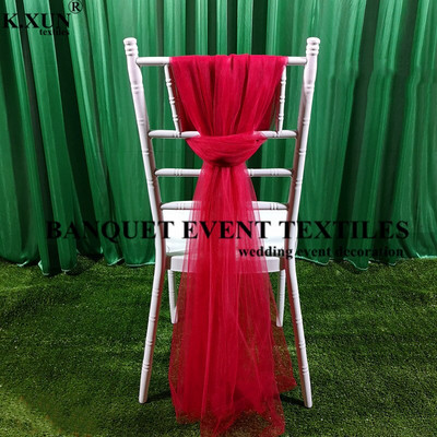 10 komada tutu tkanine za stolac na vezicu s leptir mašnom za vanjska vrata Chiavari stolac Vjenčanje Dekoracija za zabavu i banket