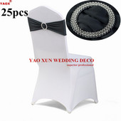 Cataramă rotundă Lycra Band Spandex Scaun Sash Pentru Spandex Husă Scaun Decorare Eveniment De Nuntă