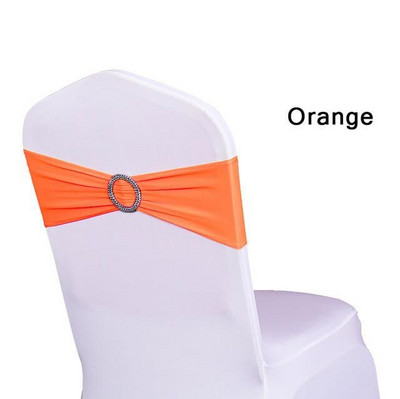 Cataramă rotundă Lycra Band Spandex Scaun Sash Pentru Spandex Husă Scaun Decorare Eveniment De Nuntă