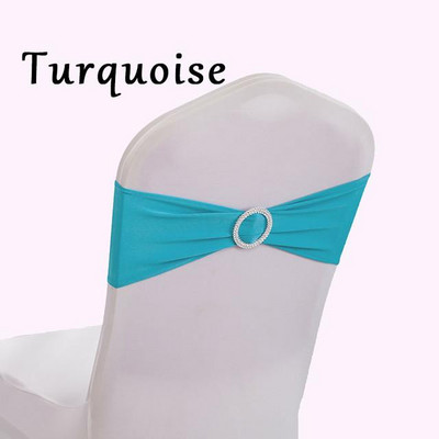 Cataramă rotundă Lycra Band Spandex Scaun Sash Pentru Spandex Husă Scaun Decorare Eveniment De Nuntă