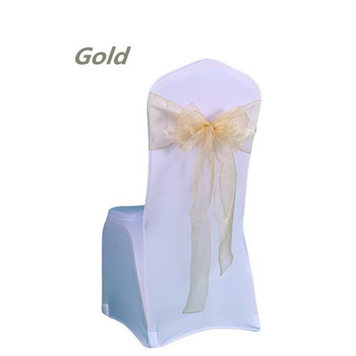 VRUĆE 25 KOM 18 CM * 275 CM Teal Blue Organza Pojasnice za stolice Svadbena zabava Banket Mašna Navlaka za stolice Ukrasni pribor - SASH