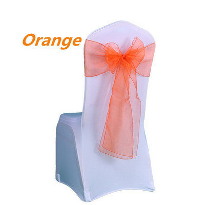 VRUĆE 25 KOM 18 CM * 275 CM Teal Blue Organza Pojasnice za stolice Svadbena zabava Banket Mašna Navlaka za stolice Ukrasni pribor - SASH